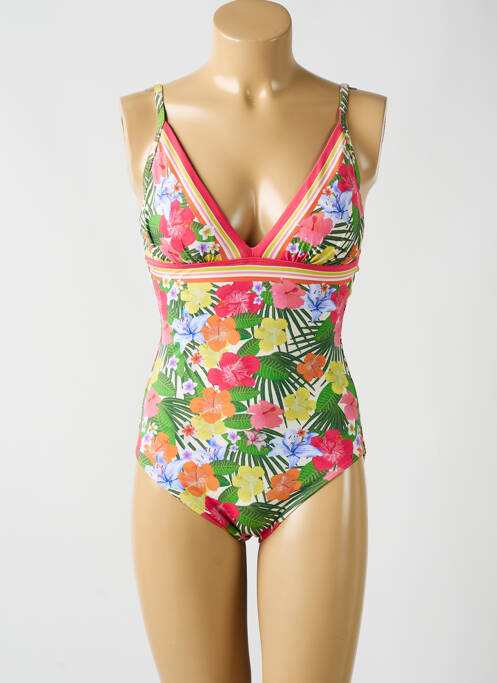 Costum de baie dintr-o singură piesă verde OLYMPIA femeie