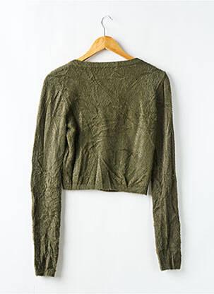 Vestă cu mâneci lungi guler rotund verde HOUSE OF CB LONDON femeie