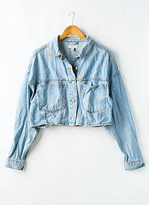 Jachete casual buzunare albastru TOPSHOP femeie