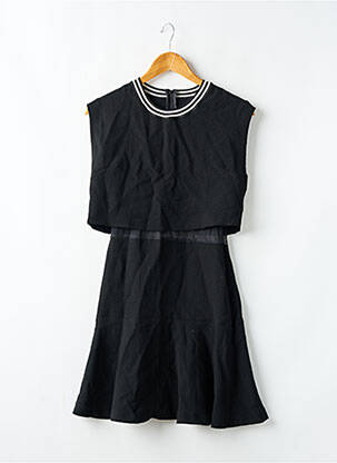 Rochie scurtă fără mâneci fără mâneci negru SANDRO femeie