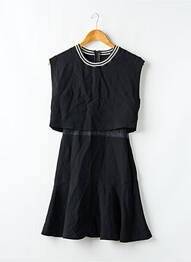 Rochie scurtă fără mâneci fără mâneci negru SANDRO femme