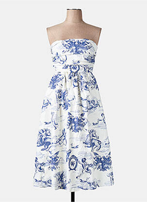 Rochie midi albastru KAMAD femeie