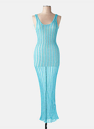 Rochie lungă albastru NA-KD femeie