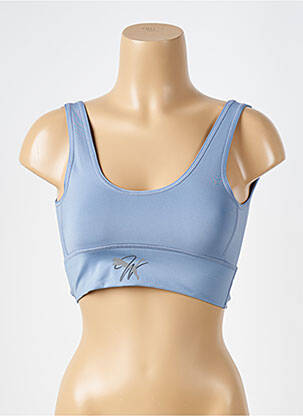 Sutien efect material satinat sutiene albastru PUMA femeie