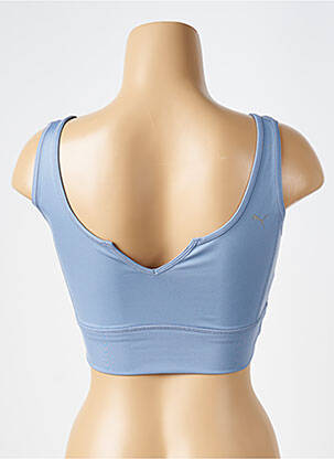 Sutien efect material satinat sutiene albastru PUMA femeie