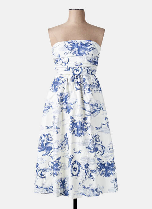 Rochie midi albastru KAMAD femeie