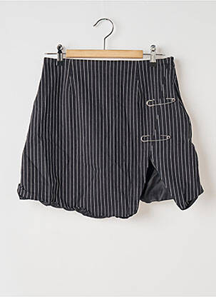Fustă scurtă croială evazată negru RECLAIMED VINTAGE femeie