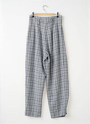 Pantalon larg închidere cu fermoar sub clapetă cu cârlig mărime normală albastru ASOS femeie