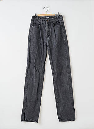 Pantalon drept închidere cu fermoar sub clapetă cu nasturi mărime normală negru PRETTY LITTLE THING femeie