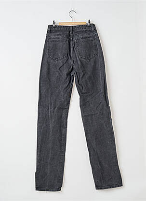 Pantalon drept închidere cu fermoar sub clapetă cu nasturi mărime normală negru PRETTY LITTLE THING femeie