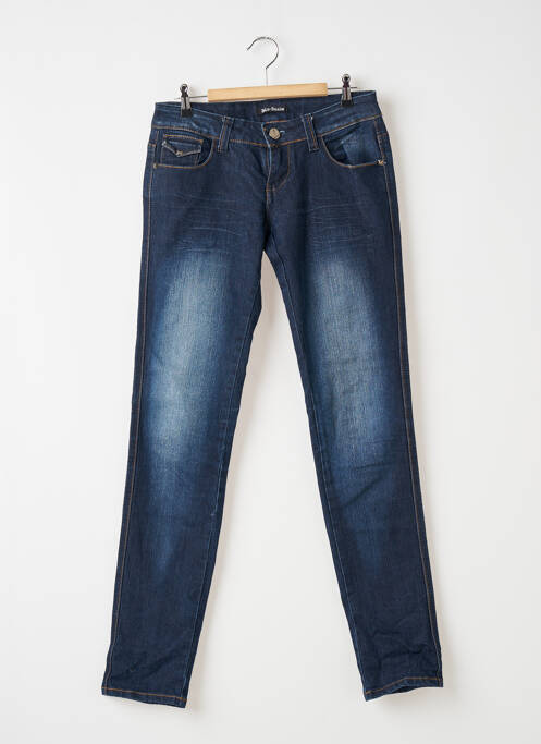 Blugi cu croială slim albastru DELE-DENIM femeie