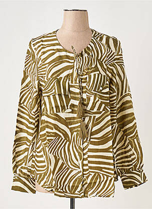 Cămașă verde LAUREN VIDAL femeie