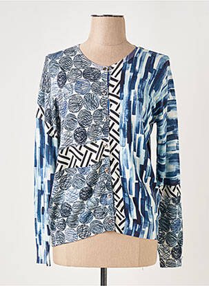 Vestă cu mâneci lungi albastru ANNA & GABRI femeie