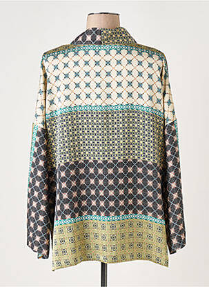 Jachete casual mâneci lungi verde LAUREN VIDAL femeie