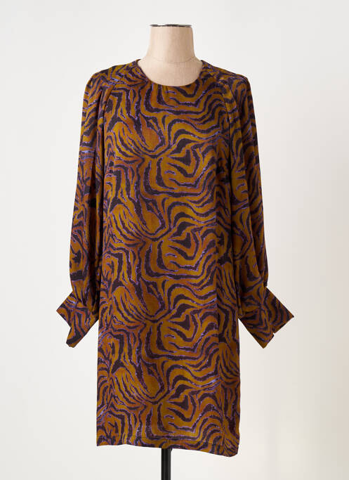 Rochie midi violet LAUREN VIDAL femeie