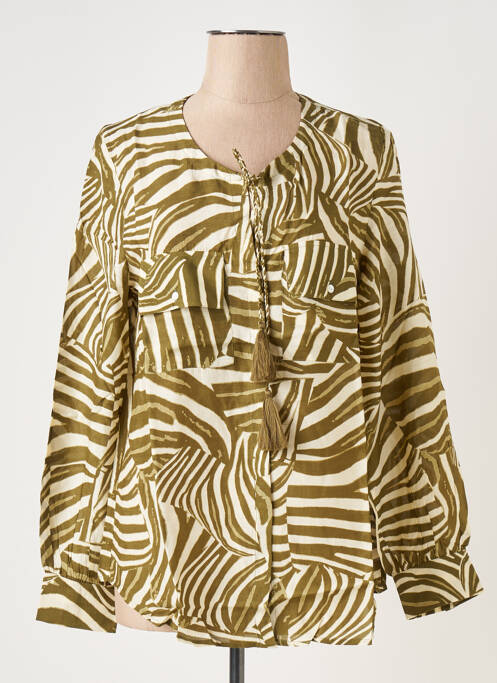 Cămașă verde LAUREN VIDAL femeie