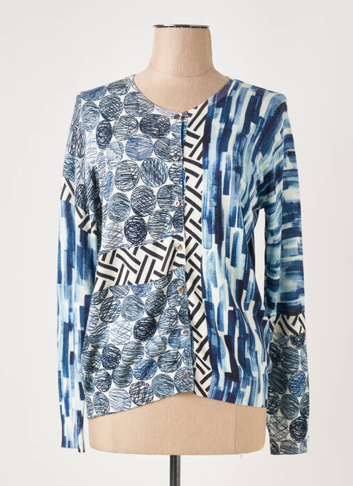 Vestă cu mâneci lungi albastru ANNA & GABRI femeie