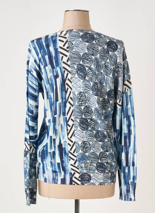 Vestă cu mâneci lungi albastru ANNA & GABRI femeie