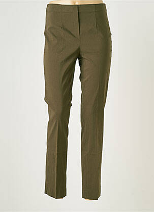 Pantalon slim verde FICELLE femeie