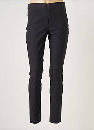 Pantalon slim talie înaltă talie înaltă negru LAUREN VIDAL femeie