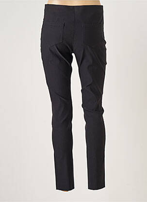 Pantalon slim talie înaltă talie înaltă negru LAUREN VIDAL femeie