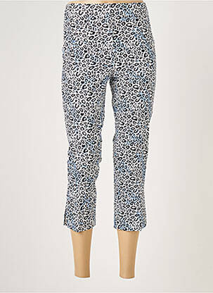 Pantalon trei sferturi albastru FICELLE femeie