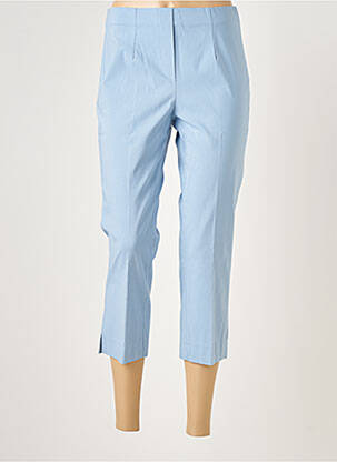 Pantalon trei sferturi albastru deschis FICELLE femeie