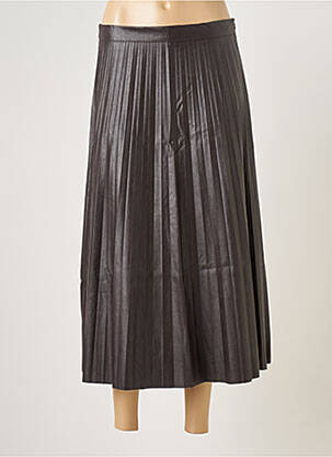 Fustă lungă maro LAUREN VIDAL femeie