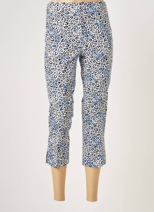 Pantalon trei sferturi albastru FICELLE femeie