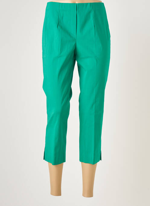 Pantalon trei sferturi verde FICELLE femeie