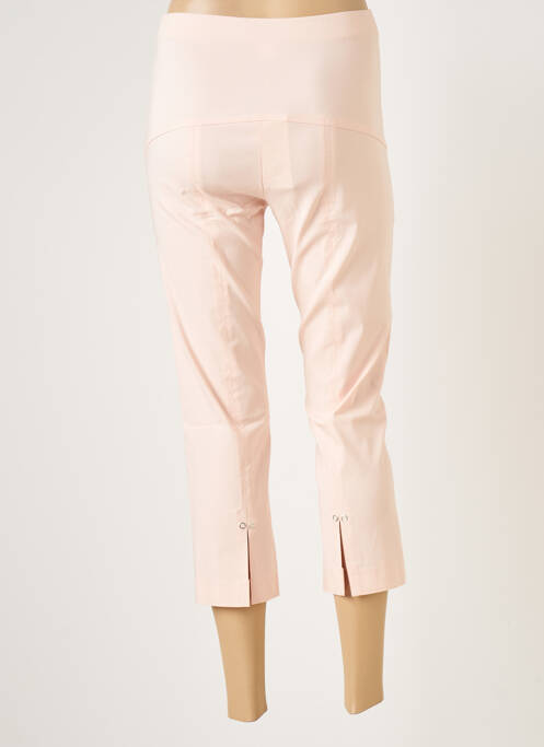 Pantalon trei sferturi roz FICELLE femeie