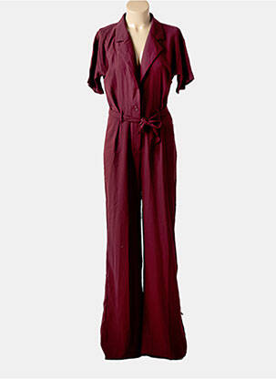 Salopetă-pantalon roșu PRETTY LITTLE THING femeie