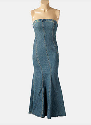 Rochie lungă albastru URBAN REVIVO femeie