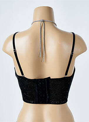 Sutien top sutien modelat top sutien modelat negru SANS MARQUE femeie