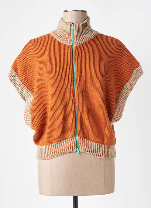 Vestă cu mâneci scurte portocaliu VALENTINE WITMEUR LAB femeie