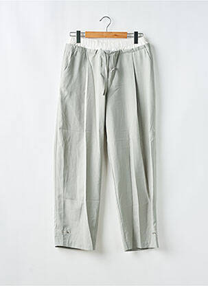 Pantalon drept țesătură crep mărime normală gri BESIDE YOU femeie