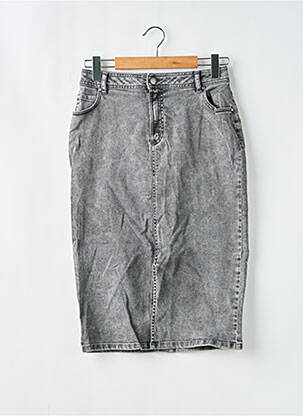 Fustă midi gri IKKS femeie