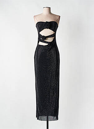 Rochie lungă fără mâneci fără mâneci negru MESHKI femeie