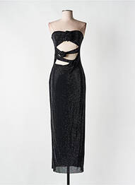Rochie lungă fără mâneci fără mâneci negru MESHKI femme