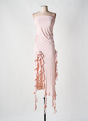 Rochie lungă fără mâneci fără mâneci roz LIONESS femeie