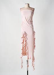 Rochie lungă fără mâneci fără mâneci roz LIONESS femme