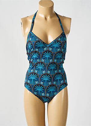 Costum de baie dintr-o singură piesă albastru VILEBREQUIN femeie