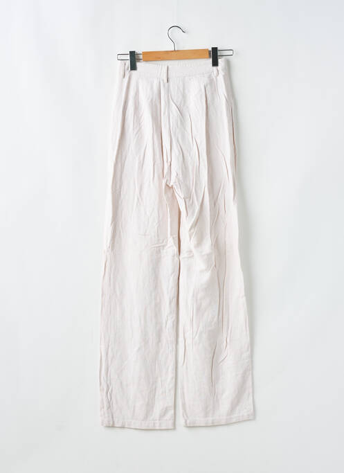 Pantalon larg bej STRADIVARIUS femeie