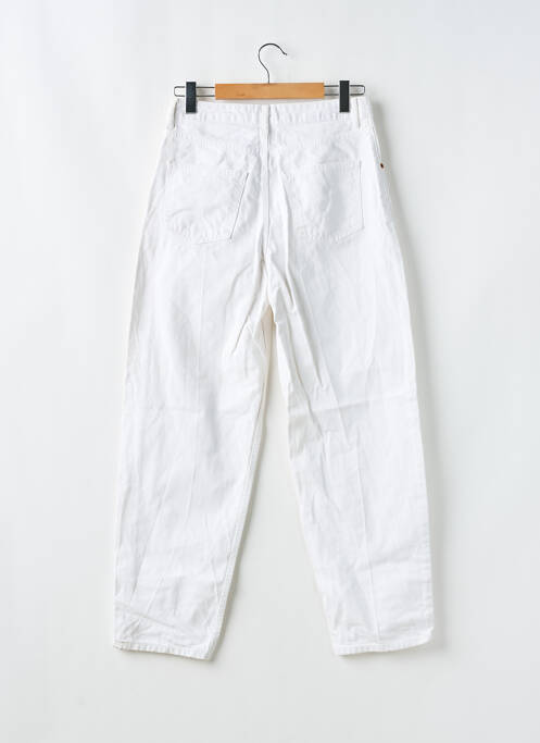 Blugi cu croială slim alb ZARA femeie