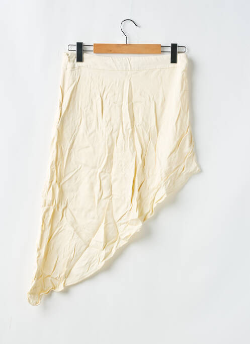 Fustă scurtă bej ZARA femeie