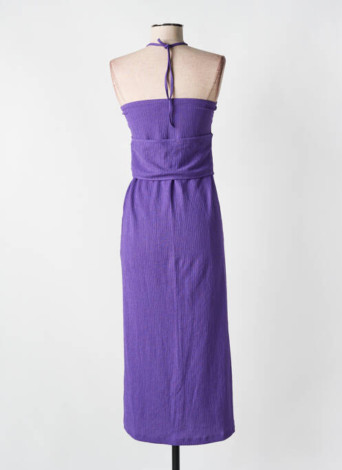 Rochie lungă violet NA-KD femeie