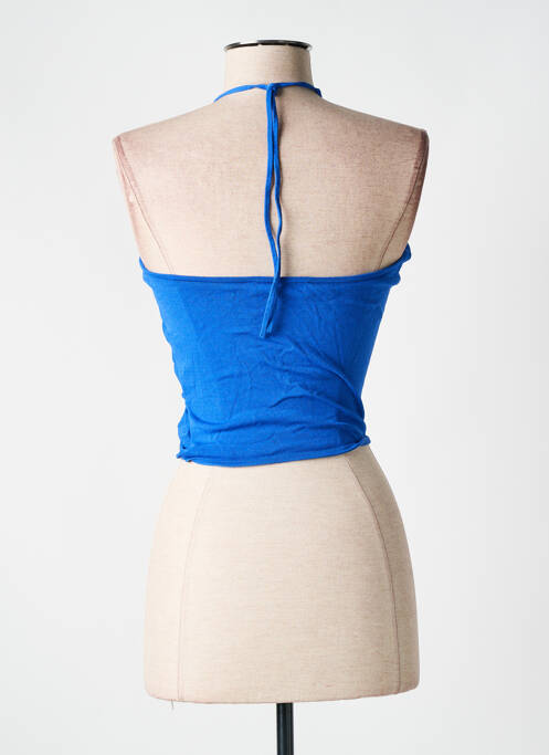 Top albastru INDITEX femeie