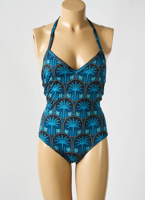 Costum de baie dintr-o singură piesă albastru VILEBREQUIN femeie