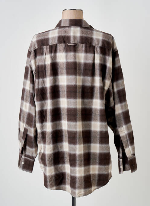 Cămașă cu mâneci lungi maro COLLUSION bărbat