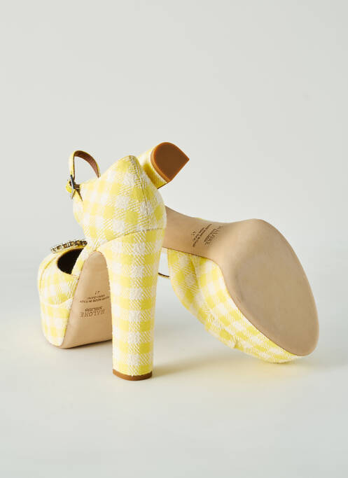 Pantofi cu toc galben MALONE SOULIERS femeie